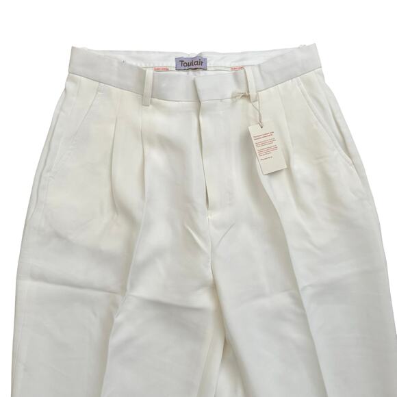 Toulair No.1 / the Vritti Trouser White Relaxed Trouser Womens size 29 - Picture 4 of 9
